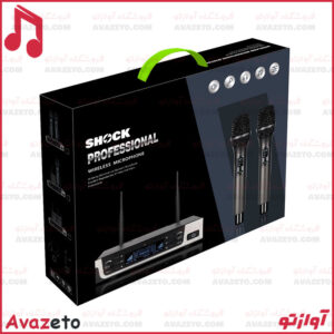 میکروفون بی‌سیم یقه‌ای و هدمیک شاک مدل SHOCK SH-750