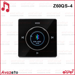 آمپلی فایر دیواری ولوم دار شاک مدل SHOCK Z60QS-4